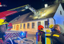 Nö: Brand am Dachstuhl eines Wohnhauses in Senftenberg