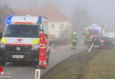 Oö: Pkw nach Unfall in Hofkirchen an der Trattnach in Seitenlage