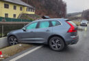 Nö: Bergeeinsatz nach Pkw-Gartenmauer-Kollision auf B 55 in Krumbach