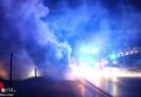 Oö: Vollbrand eines Pkw auf der A 8 bei Pichl bei Wels
