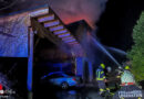 Oö: Alarmstufe II bei Carportbrand in Reichraming
