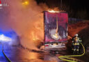 D: Lkw-Brand sorgt für neunstündigen Feuerwehreinsatz in Bad Honnef