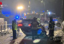 Oö: Pkw-Dachlandung im Ortsgebiet St. Martin im Innkreis
