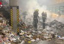 Ktn: Brand in Lagerhalle eines Villacher Papierrecyclingunternehmens