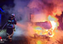 D: Nächtlicher Transporter-Vollbrand in Bocholt