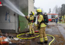 Bayern: Brand im ehemaligen Deutz-Werk in Übersee