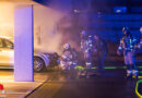 Vbg: Beginnender Autobrand unter Carport in Hohenems
