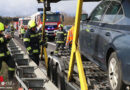 Oö: Brand einer Achse eines Autotransporters auf der Pyhrnautobahn bei Ried im Traunkreis