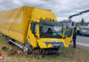 Nö: Aufwendige Lkw-Bergung nach Verkehrsunfall auf der B5