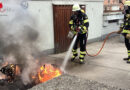 Bayern: Kleines Feuer mit beachtlicher Rauchentwicklung in München