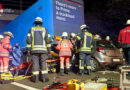 Bayern: Schwer eingeklemmte Person nach Pkw-Auffahrunfall auf Sattelschlepper bei Augsburg