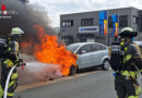 D: Brennender Pkw in Bocholt