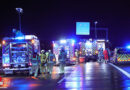 D: Zwei Personen sowie ein Hund aus auf BAB 4 bei Dresden überschlagenem Transporter befreit