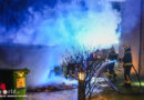 Oö: Großmüllcontainer-Brand in Linz