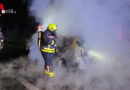 Nö: Vollbrand eines Pkw auf der A 1 bei Ybbs