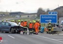 Stmk: Pkw kollidiert auf S 36 mit Aufpralldämpfer