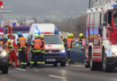 Oö: Verletzte nach plötzlicher Vollbremsung auf der A 8 bei Weibern