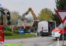Oö: Gasleitung bei Baggerarbeiten in Wilhering beschädigt