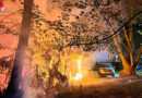 D: Brand eines Unterstandes in Essen → ein Dutzend Gasflaschen geborgen