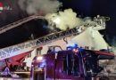 D: Großbrand in Wohnhaus in Weingarten → über 130 Einsatzkräfte im Einsatz