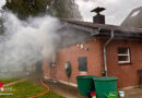 D: Zimmer in Gebäudeanbau in Schermbeck in Vollbrand