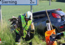 Oö: Kollision zwischen Lkw und Pkw auf Kreuzung in Sierning