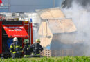 Oö: Containerbrand in Wels sorgt anfänglich für Großeinsatz