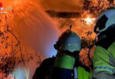 D: Nächtlicher Gartenlaubenbrand in Dresden