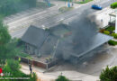 Oö: Brand eines Carportes mit PV-Anlage in Seewalchen