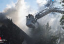 Nö: Schweißtreibender Einsatz bei Brand in Einfamilienhaus in Gloggnitz