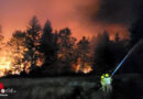 Bayern: 200 Kräfte bei großem Waldbrand in Übersee