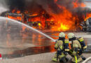 D: Unwettereinsätze und ein Großbrand beschäftigen die Feuerwehrkräfte der Stadt Lehrte