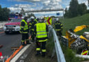 Bgld: Pkw touchiert auf S 31 bei Weppersdorf den Aufprallblock