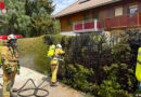 Sbg: Heckenbrand in Tamsweg – Ersthelfer und Feuerwehr verhindern Übergreifen auf Carport