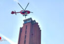 Schweiz: Erkrankter Mann per Hubschrauber vom Warteckturm in Basel gerettet