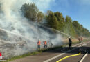 D: Böschungsbrand neben der Autobahn bei Offenburg