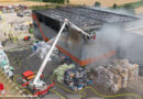 Oö: Umfassender Einsatz bei Brand in Entsorgungsbetrieb in Steyr