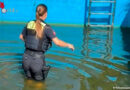 D: Polizei rettet vier Entenküken aus Pool