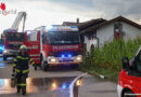 Oö: Zehn Feuerwehren bei Dachstuhlbrand im Einsatz