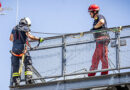Oö: 25 Feuerwehrmitglieder trainierten Absturzsicherung in Braunau