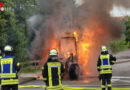 D: Brennender Radlader in Himmelpforten