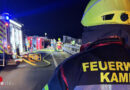 D: Schwertransporter mit Mobilkran auf der A2 bei Kamen umgestürzt