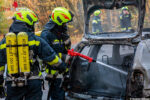 Pkw auf der L7039 in Brand geraten und vollkommen ausgebrannt