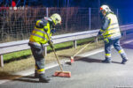 Menschenrettung nach heftigen Auffahrunfall auf der S5