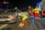 Menschenrettung nach heftigen Auffahrunfall auf der S5
